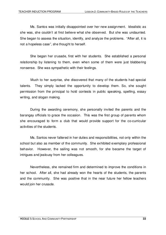 role of teacher in community service role of teacher in society essay